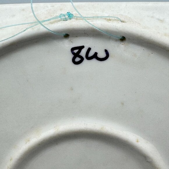 Gzhel Russian Ceramic Wall Plate With 3D Temple Design & Gold Accents Vintage - Picture 9 of 11